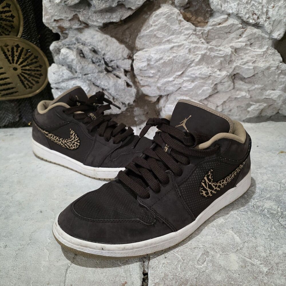 Nike Air Jordan 1 Low Brown Velvet Men's Size 12 339145-006